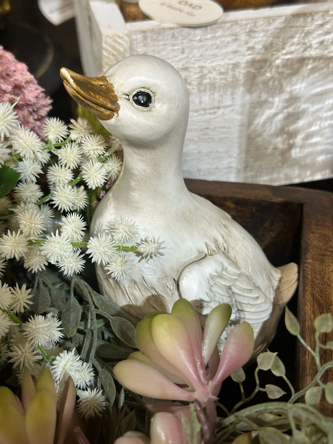 Fan 6.25" Cream Duck