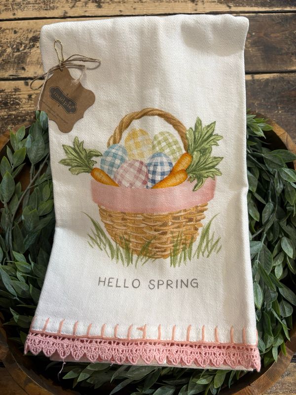 MP Hello Spring Printed Towel