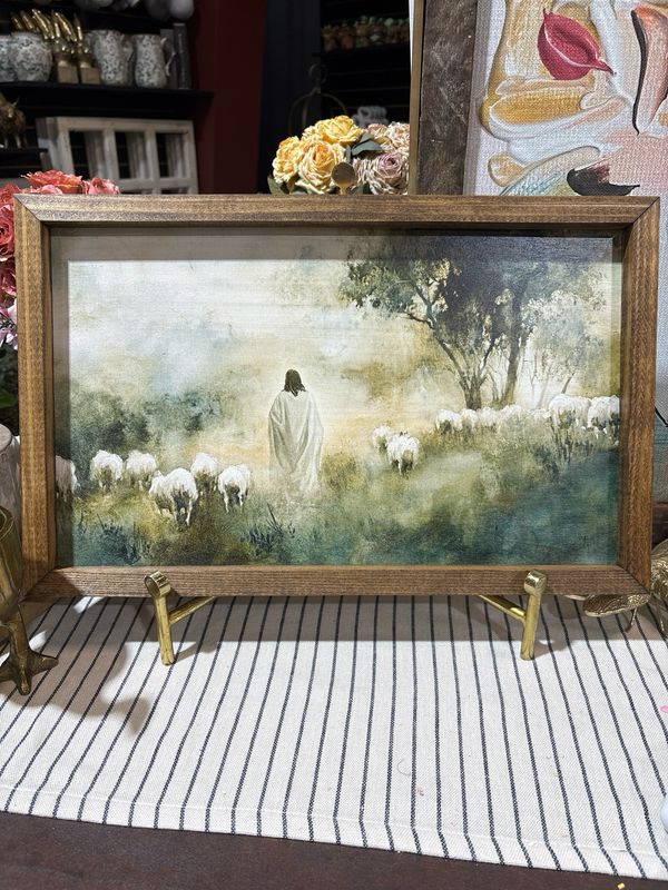 Jarmz 12x19 Jesus With Sheep