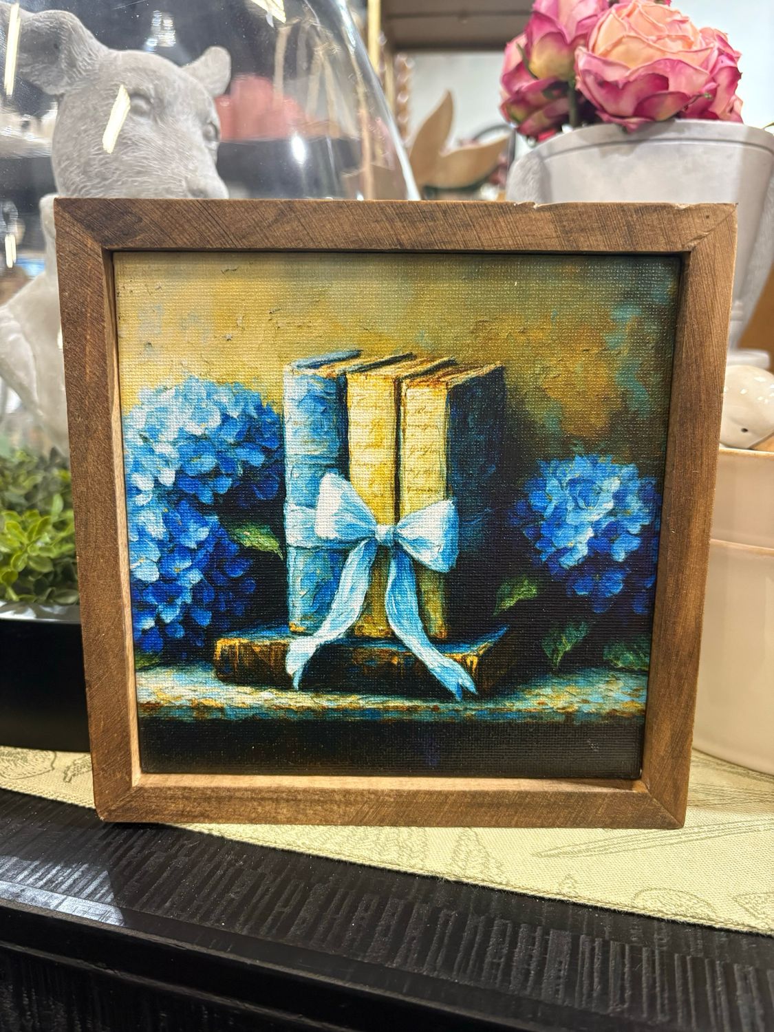 Jarmz 7x7 Blue Hydrangea Books