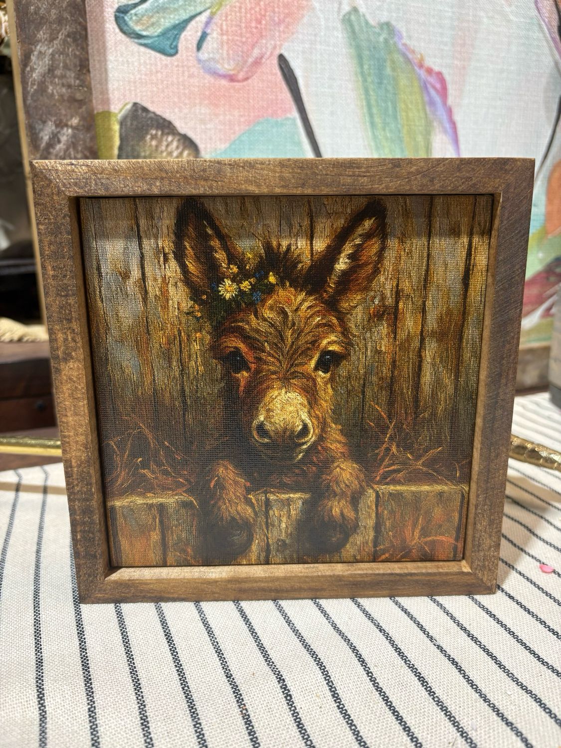 Jarmz 7x7 Cute Donkey Art