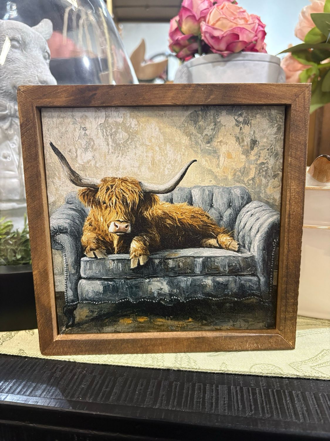 Jarmz 7x7 Highland Cow On Couch