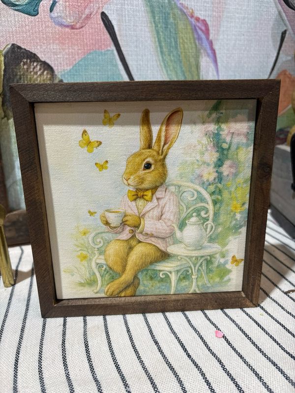 Jarmz 7x7 Dapper Bunny Tea
