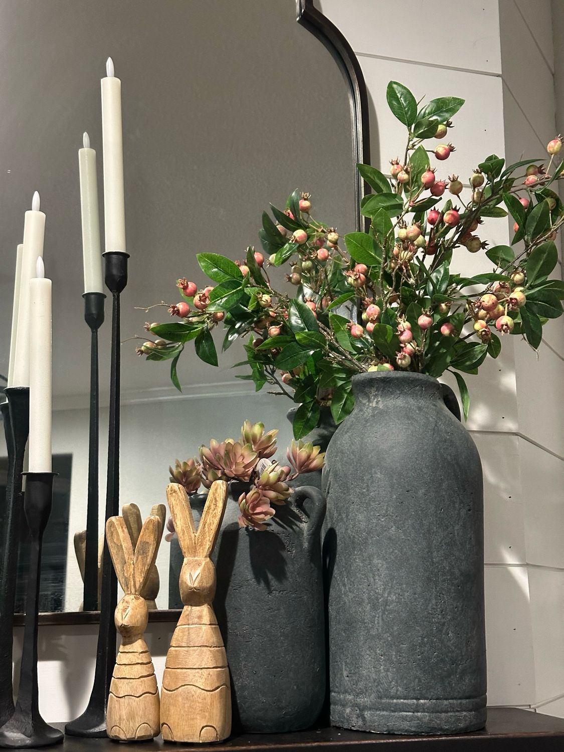 Rag 31" Pink Berry Spray