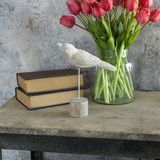 Rag 9" Resting Bird On Stand