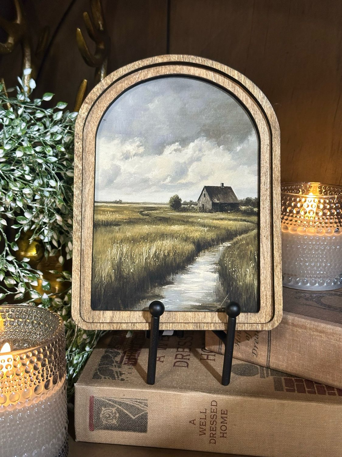 Red Arch 8x6 Stormy Cottage