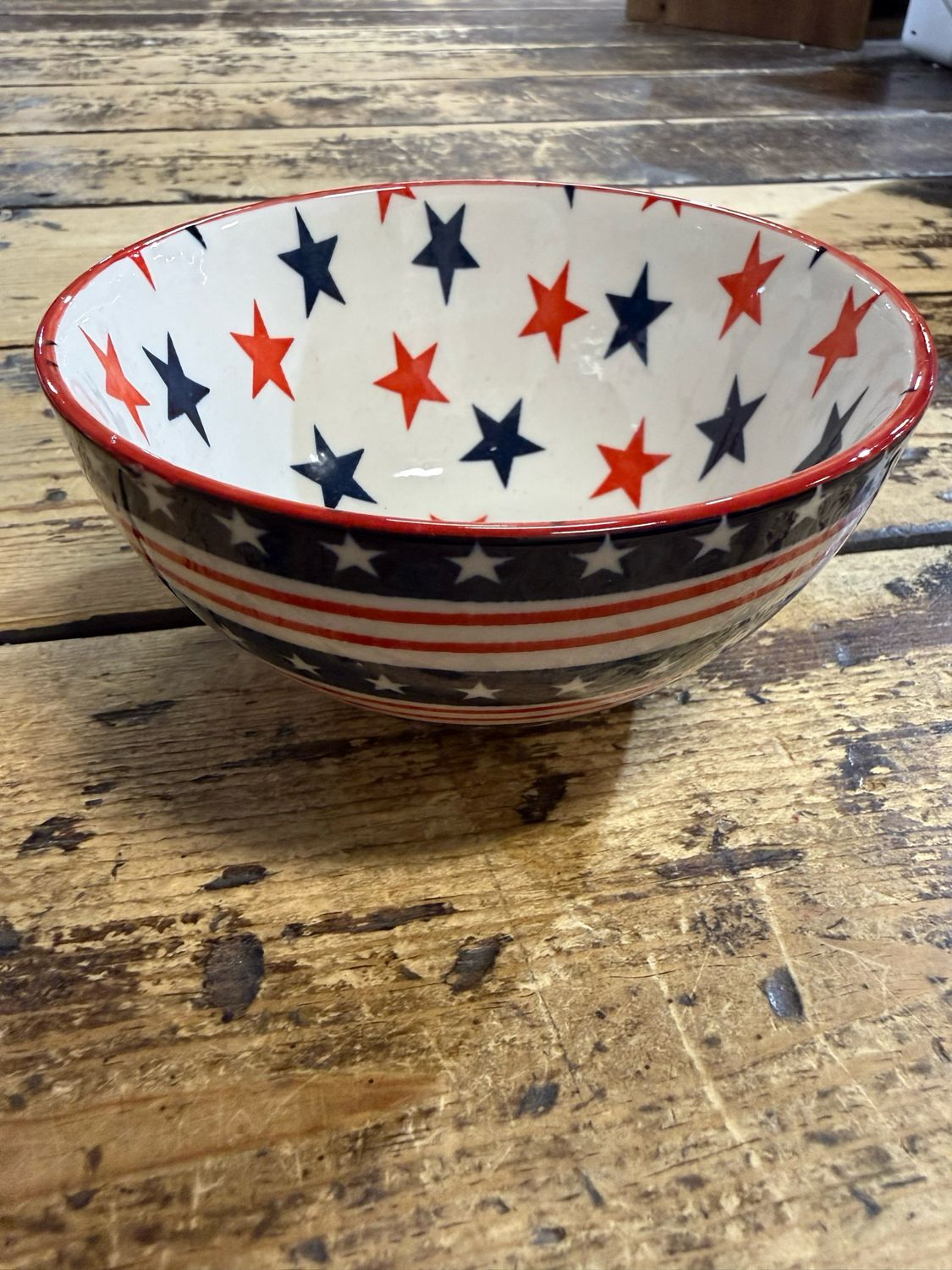 CIL 5" Bowl R/b Star