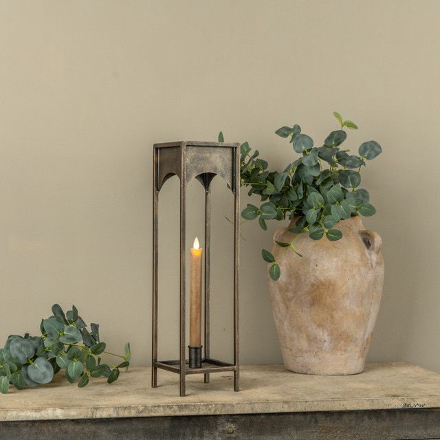 Rag 18" Lorraine Taper Candle Lantern