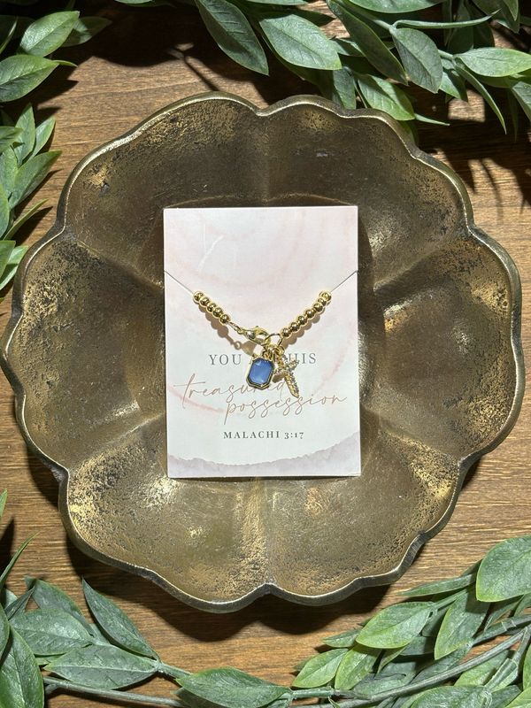 FW Blue Gem Bracelet