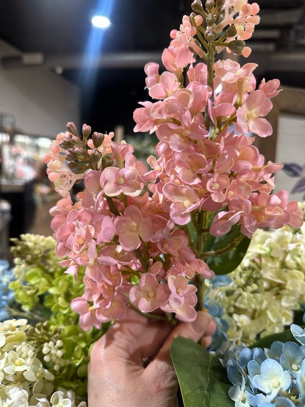 PDG 26" Pink Cone Hydrangea Stem