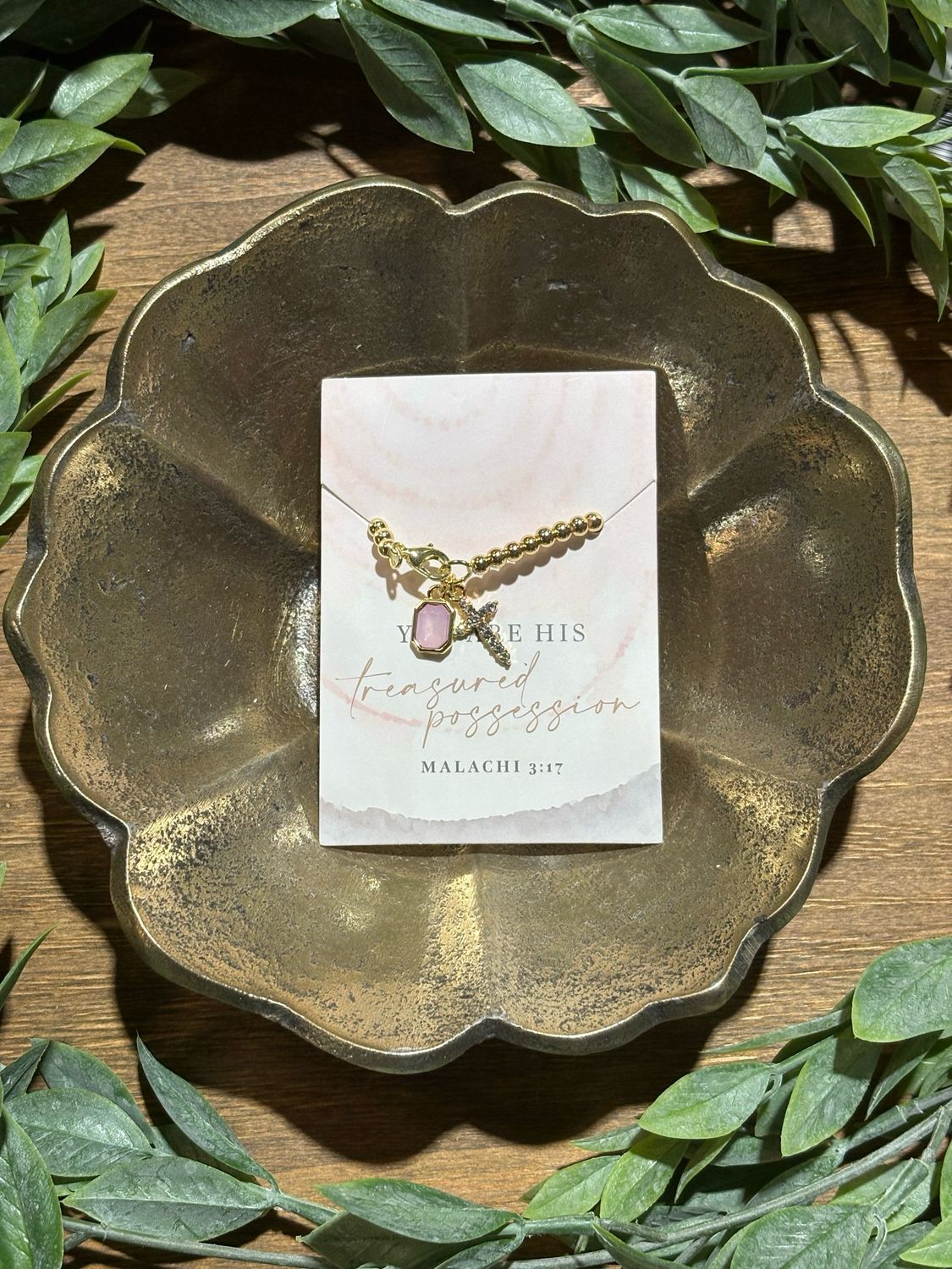 FW Pink Gem Bracelet