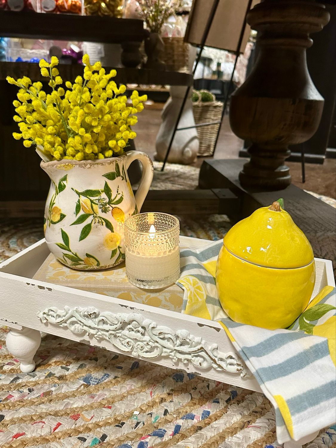 AB Sm White Rec Riser 16.5x8.5x6.75