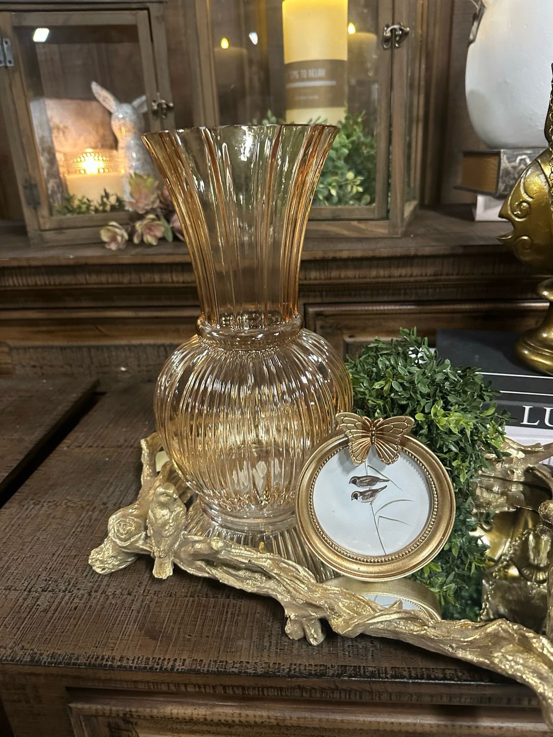 AB 11.5" Champagne Glass Vase
