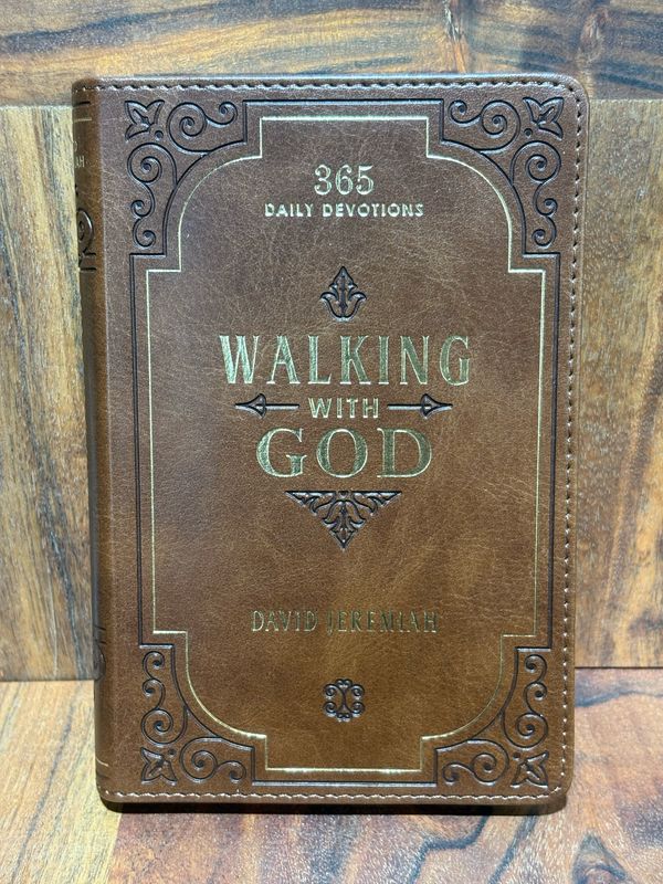 CAG Walking With God Devotional Faux Leather
