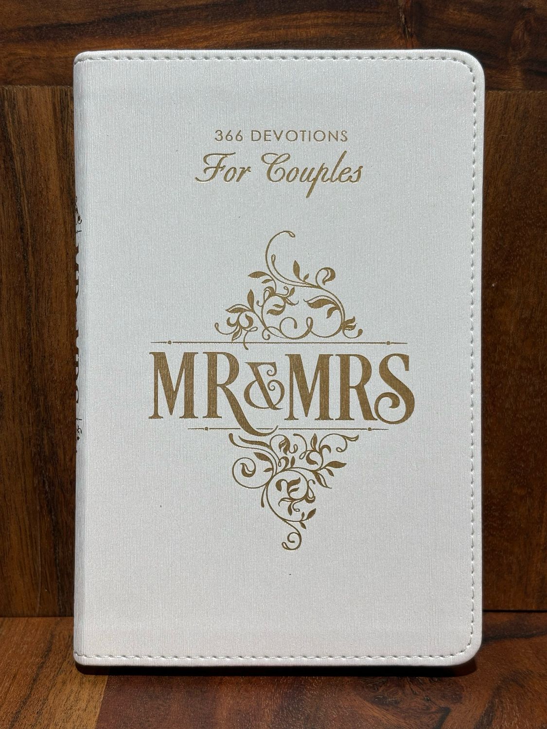 CAG Mr &amp; Mrs Devotional White Faux Leather