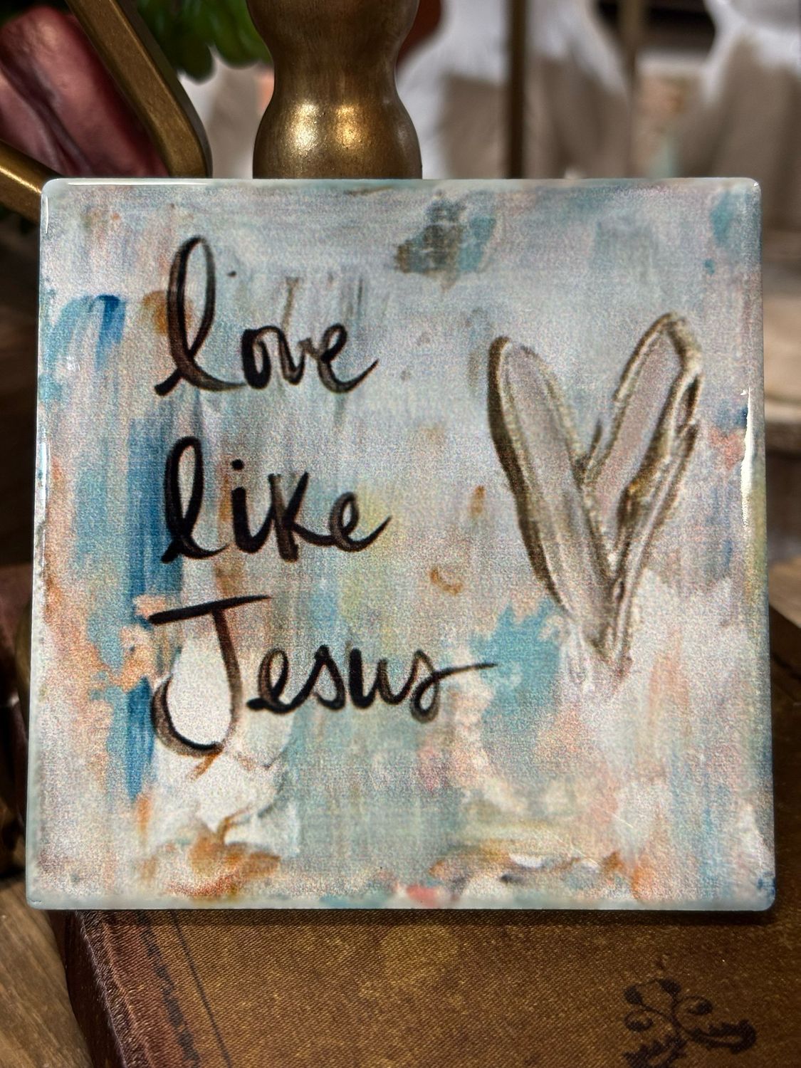 SCM 4x4 Coaster Love Like Jesus