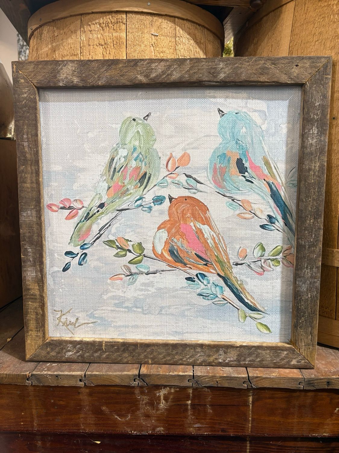 SCM 18x18 3 Birds Singing