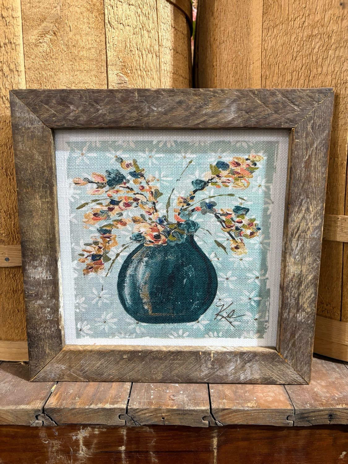 SCM 12x12 Peach Floral