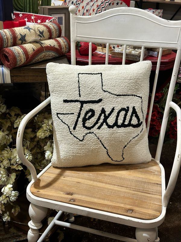 PHI Texas Hook Loom Pillow 16x16
