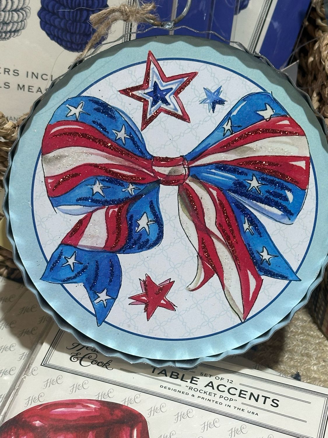 TRT Beck's Round Stars &amp; Stripes 6x7