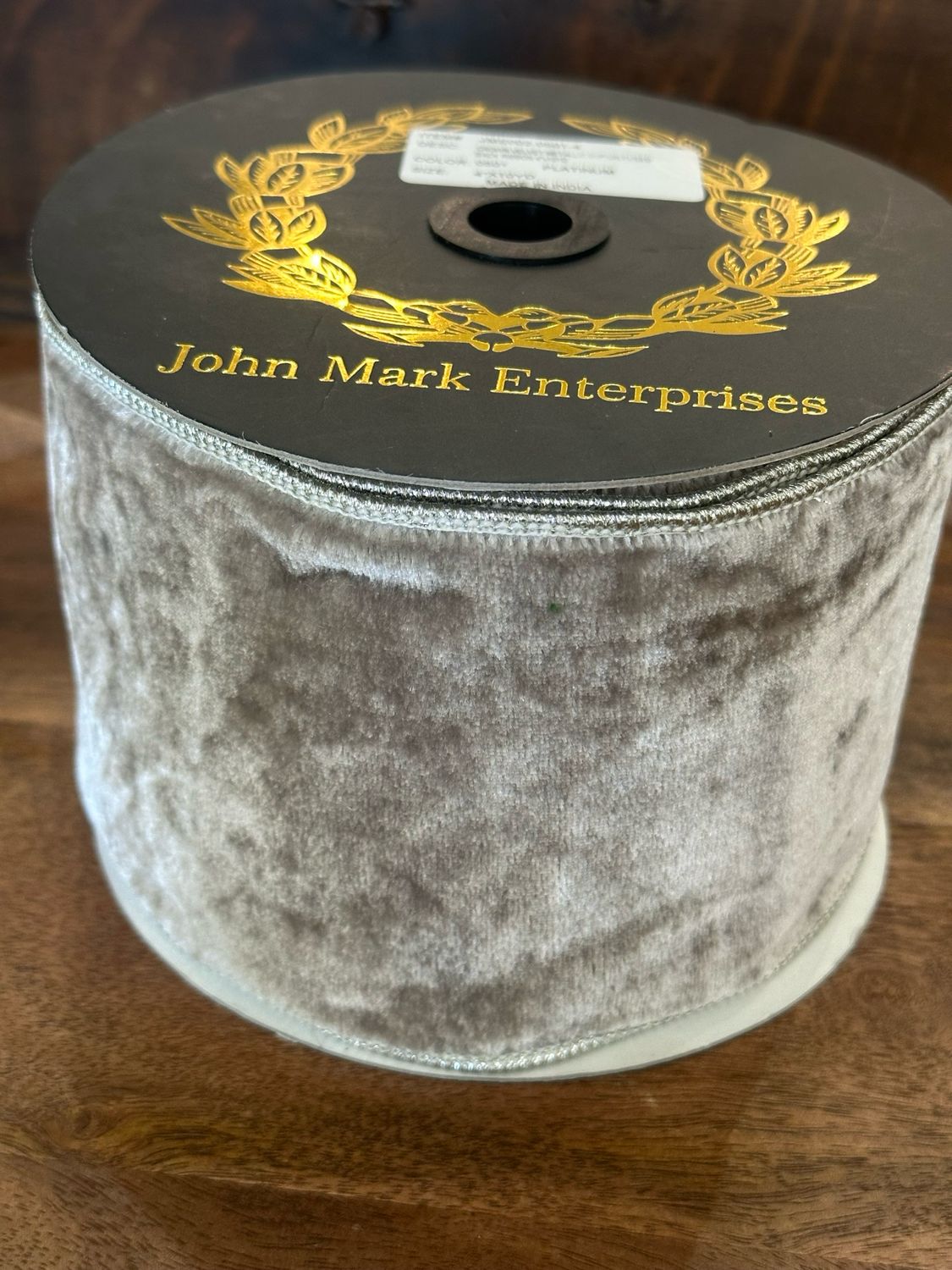 JME Velvet Met Dupion Platinum 4x10