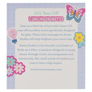 CAG Girls Purple Lunchbox Notes