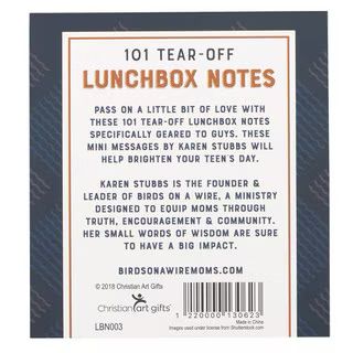 CAG Guys Lunchbox Notes