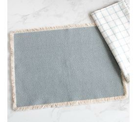 PDG Lt Blue Cotton Placemat 13.5x18.5
