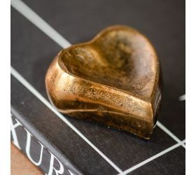 PDG 2.75" Heart Ant Brass