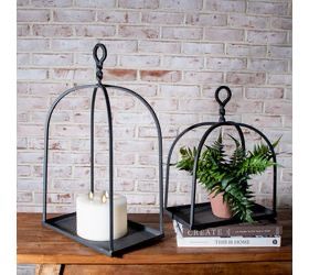 PDG Lg Black Iron Displayer 21x8x13