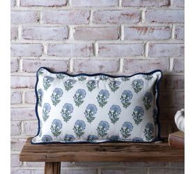 PDG 12x20 Lt Blue Aster Pillow