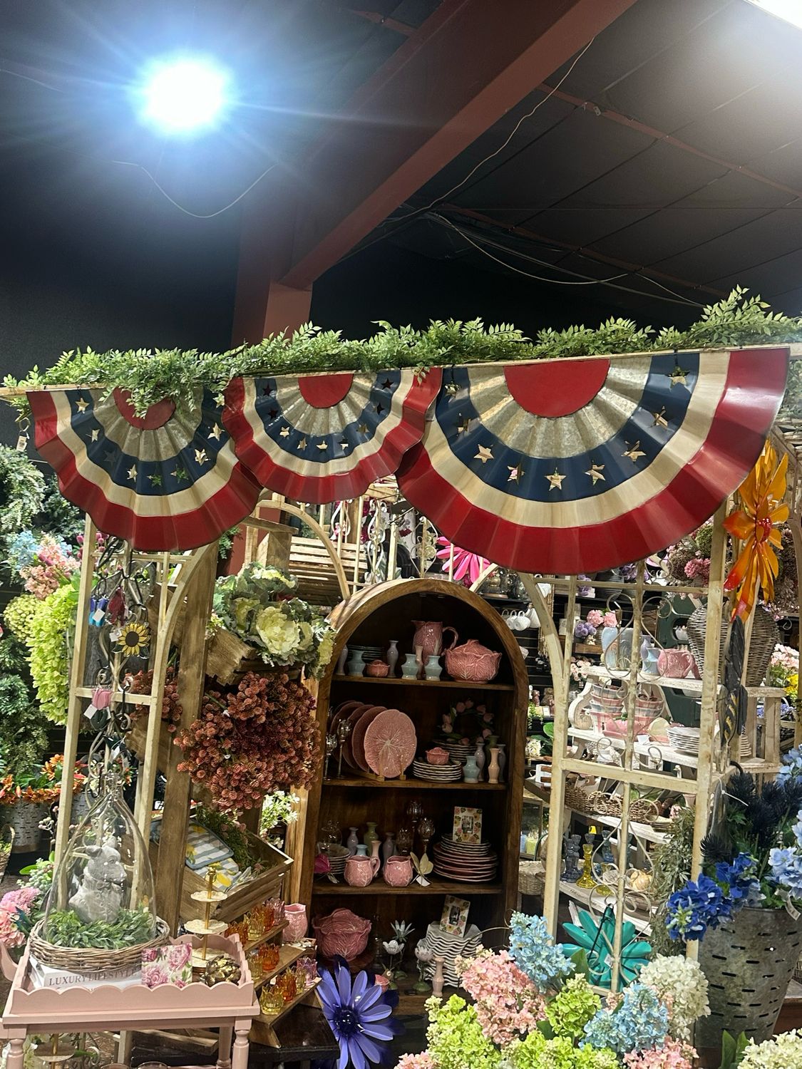 Rag 36.25" Metal Americana Bunting