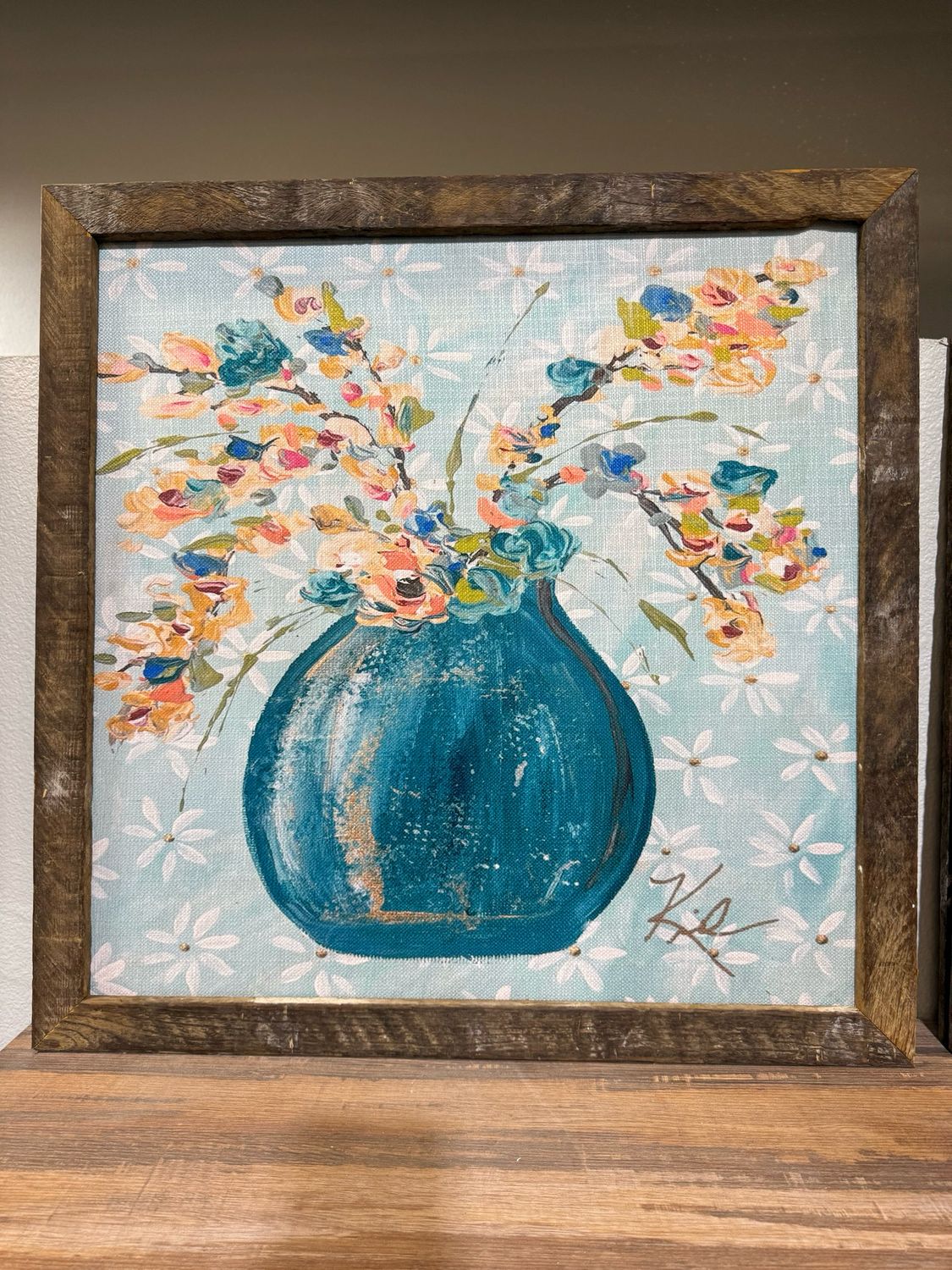 SCM 24x24 Peach Floral