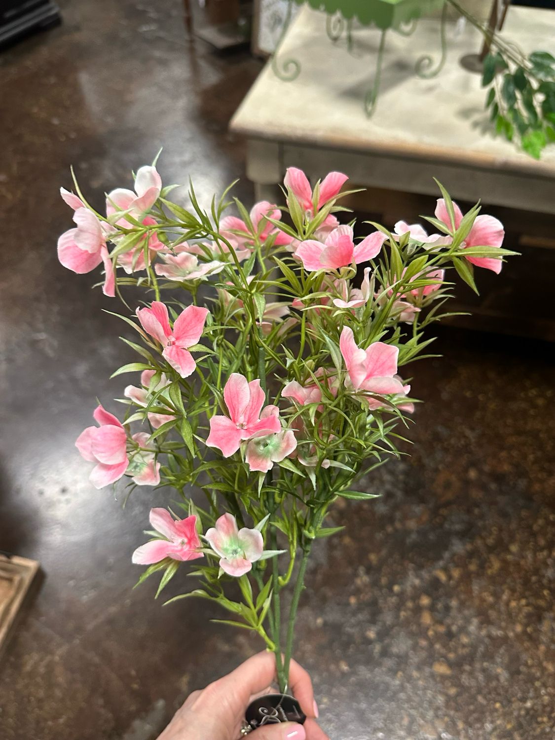 DCC 29" Pink Flowing Wildflower Spray