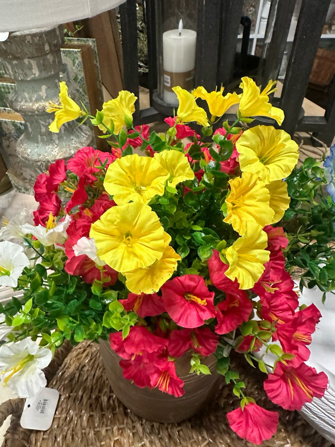 DCC Yellow 14" Mini Morning Glory Bunch