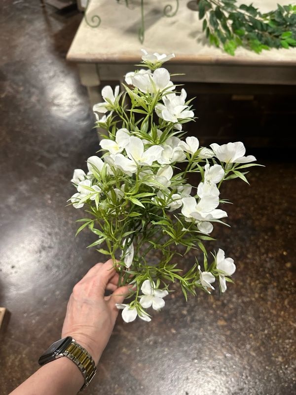 DCC 29" White Flowing Wildflower Spray