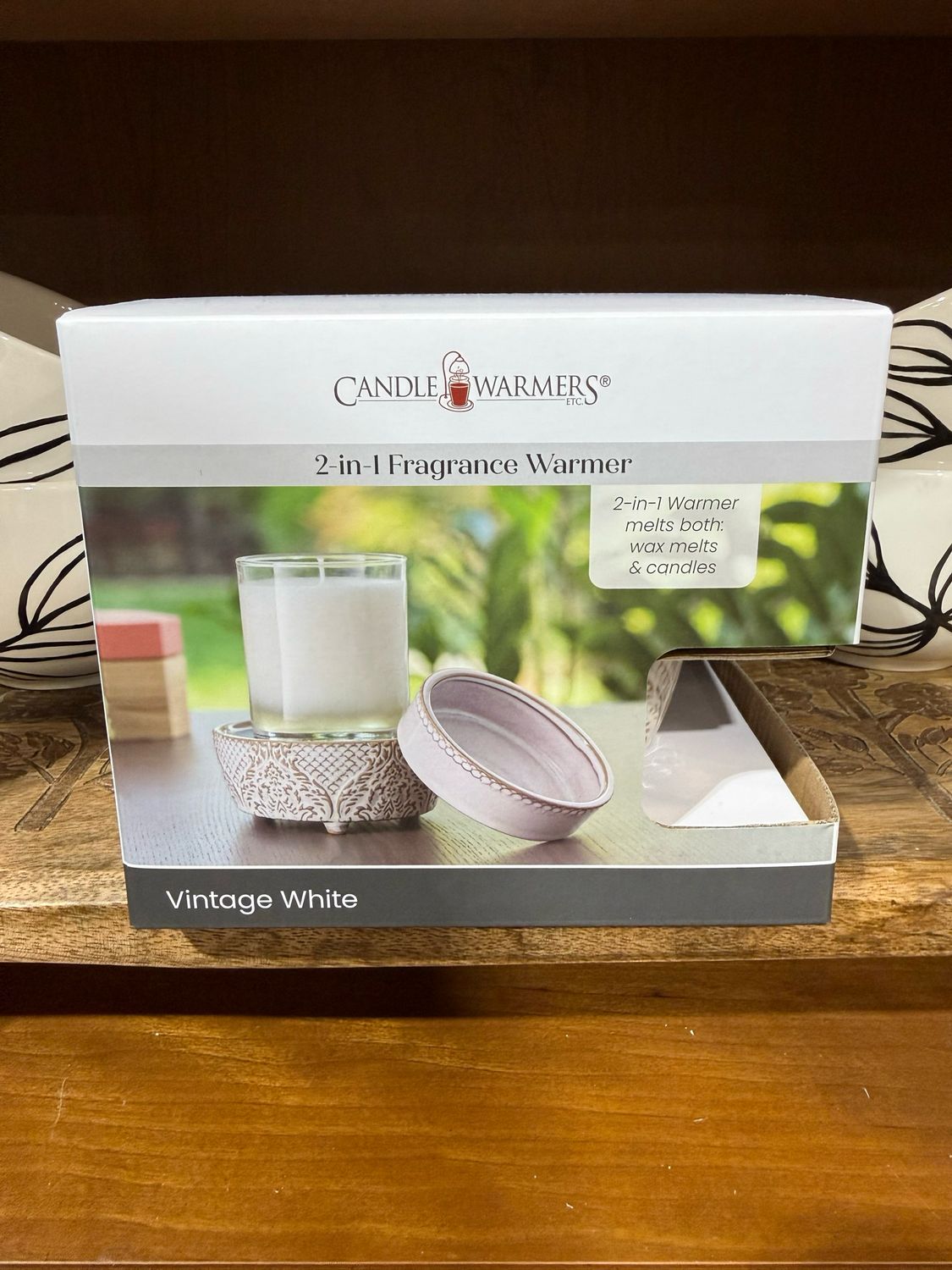 PT Vintage White 2-in-1 Warmer