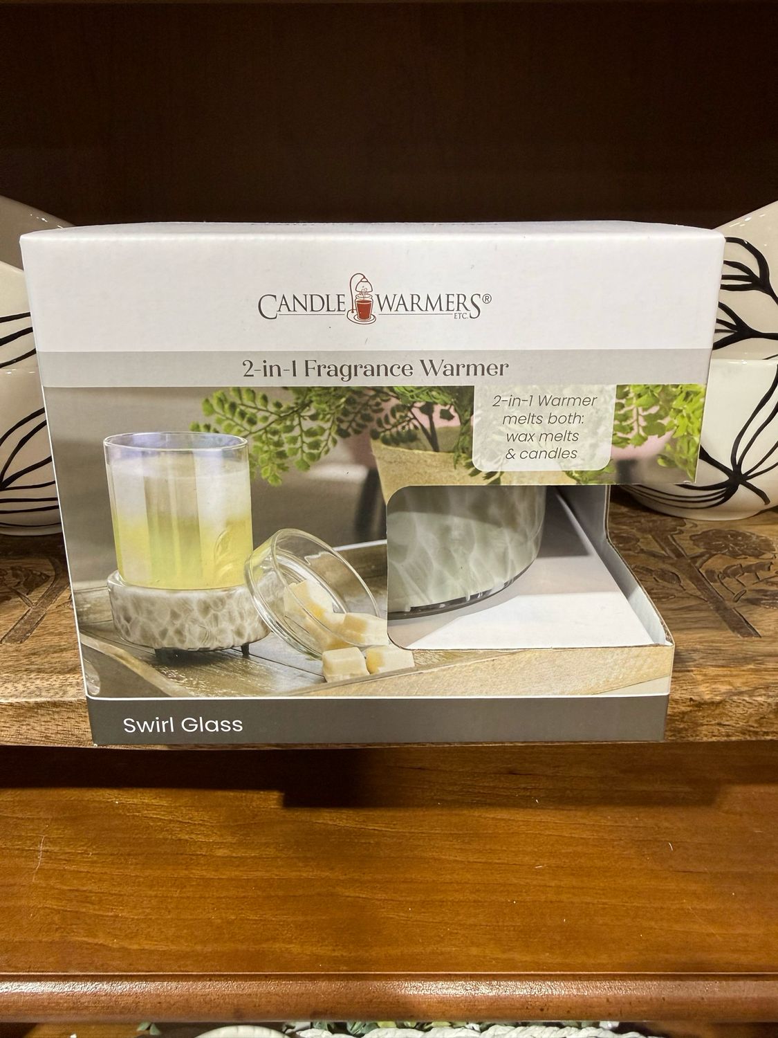 PT Swirl Glass 2-in-1 Warmer