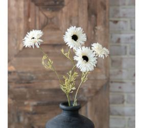 PDG 23" White Daisy Stem