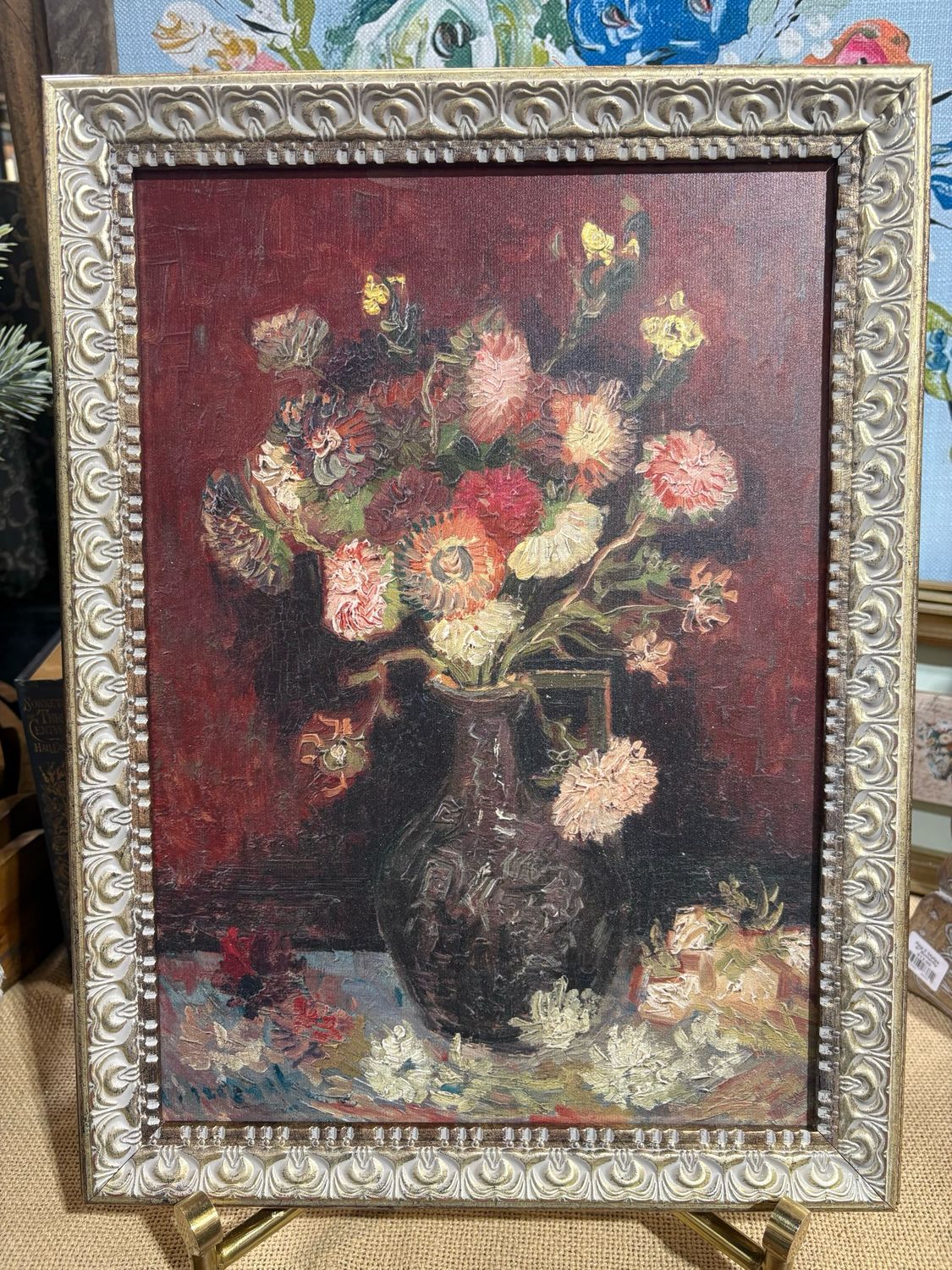 PLH 12x16 Chinese Asters &amp; Gladioli