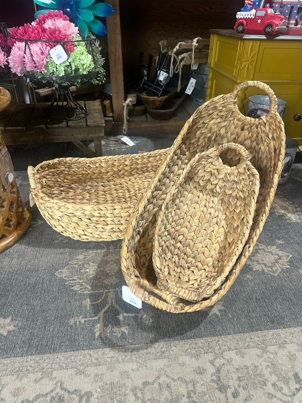 PT Oval Sea Grass Basket 25x14x9