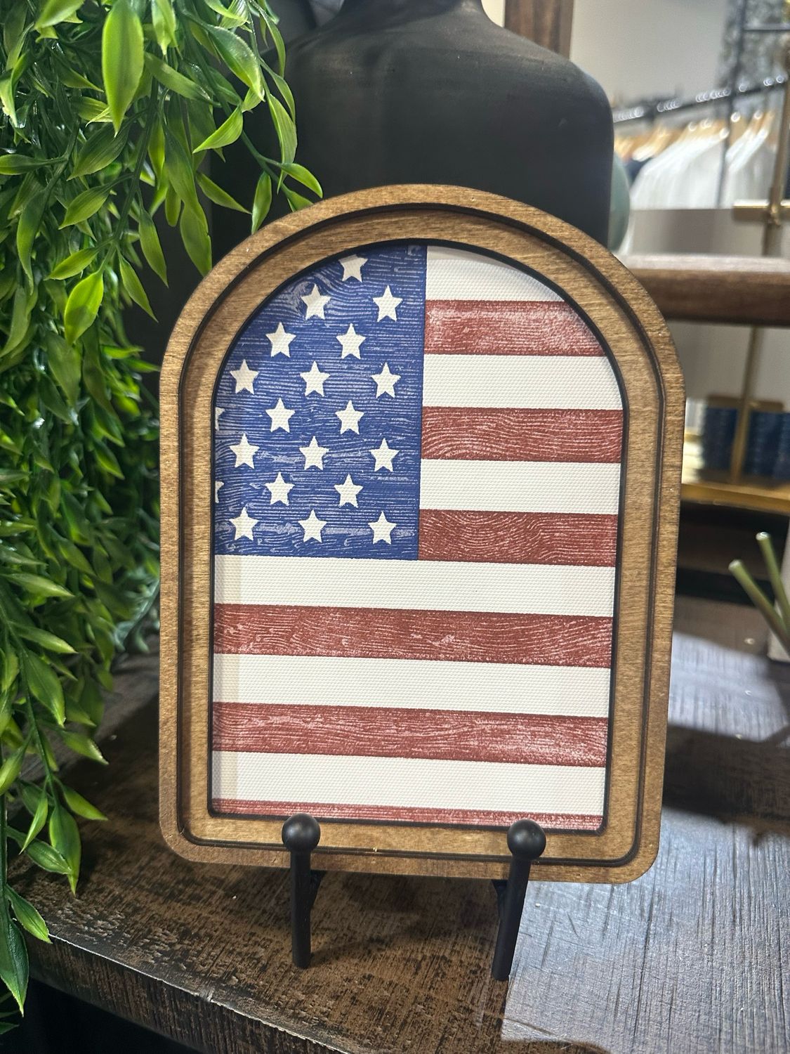 Red Arch 8x6 American Flag