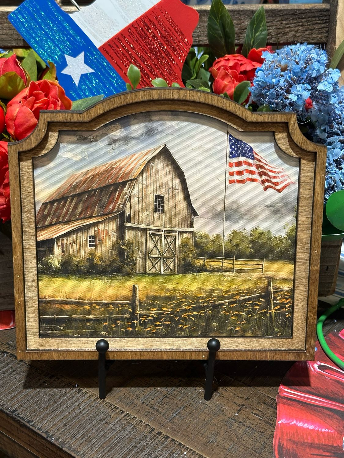 Red 10x9 Patriotic Homestead