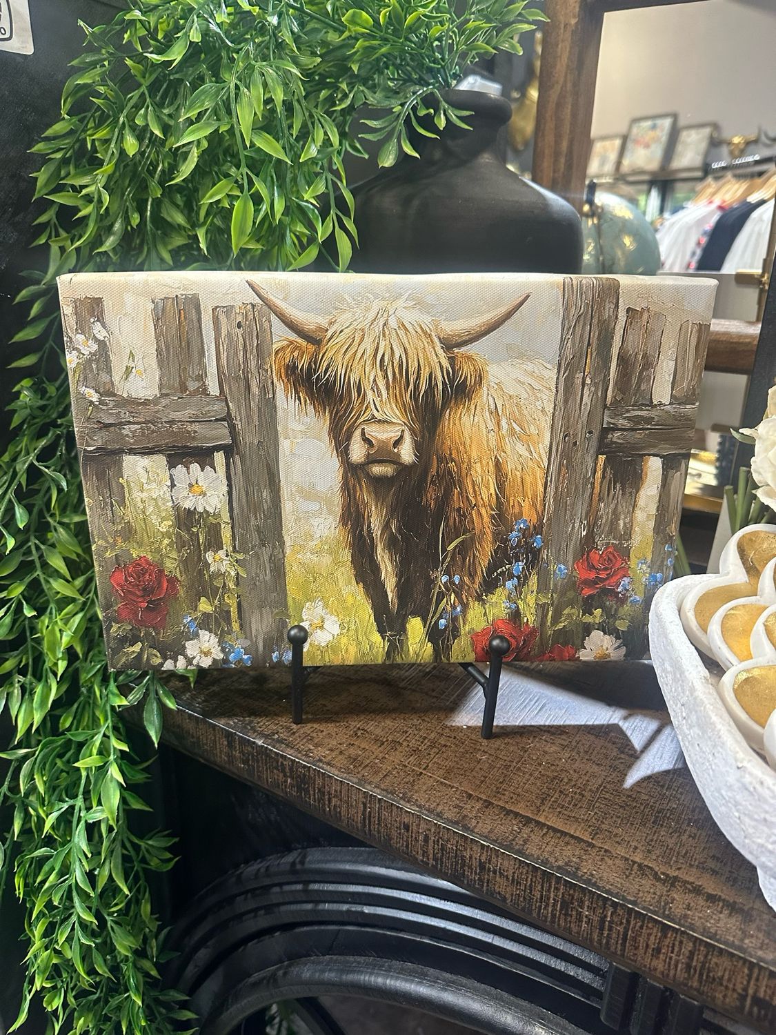 Red Canvas 8x12 Patriotic Highland