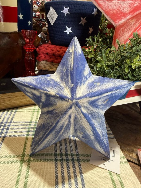 Cima Md Blue Clay Star 7.5x2.5