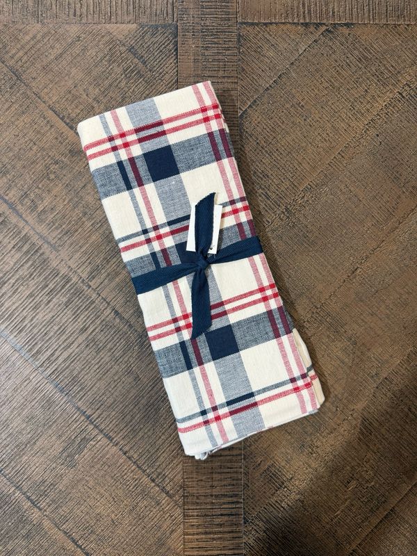Tab Sawyer Plaid Table Runner 14x72