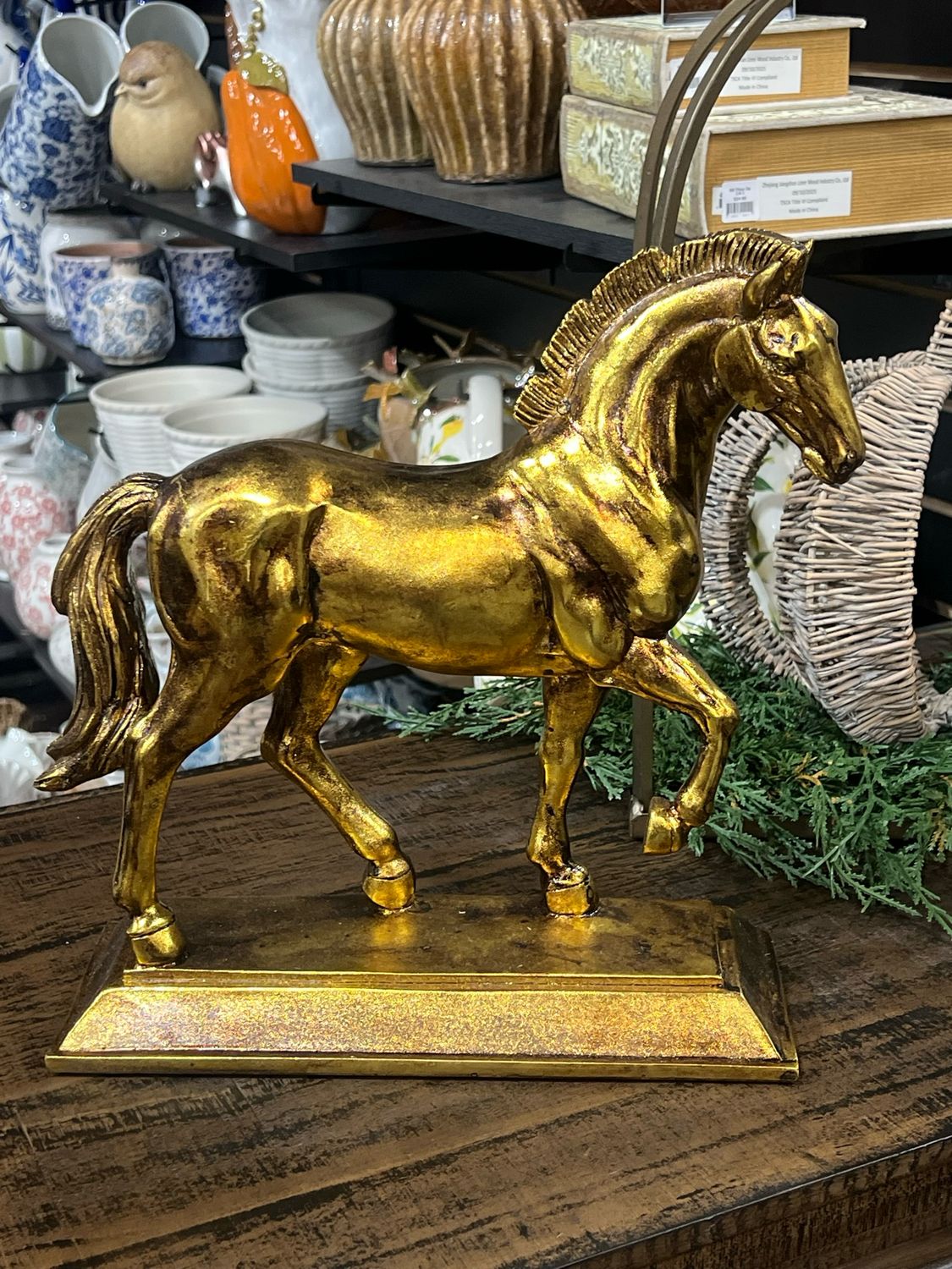 AB Horse Sculpture 13x4.5x12.5