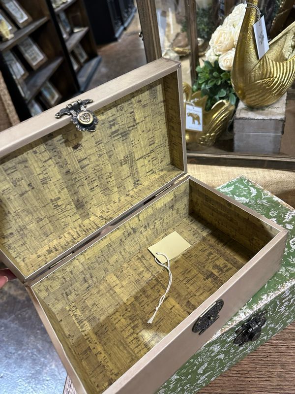 AB Md Tan Decorative Box 10x6x4