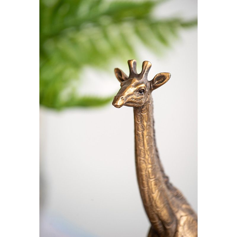 AB Lg Giraffe Statuette 8.5x3x16