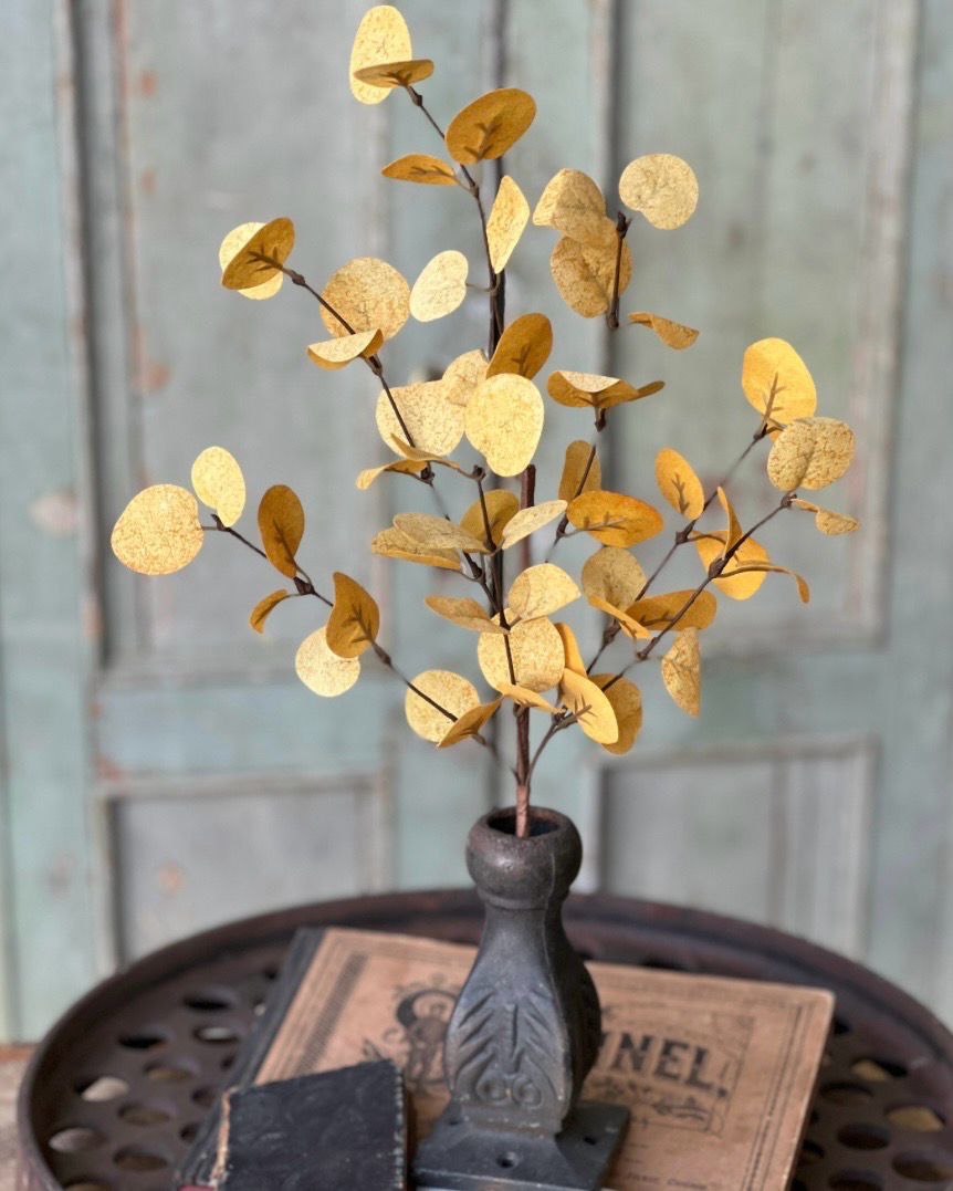 Lan Mustard 18" Penny Leaf Pick